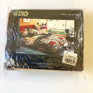 Star Wars VTG 1998 Rebel/Imperial Twin Sheet Set